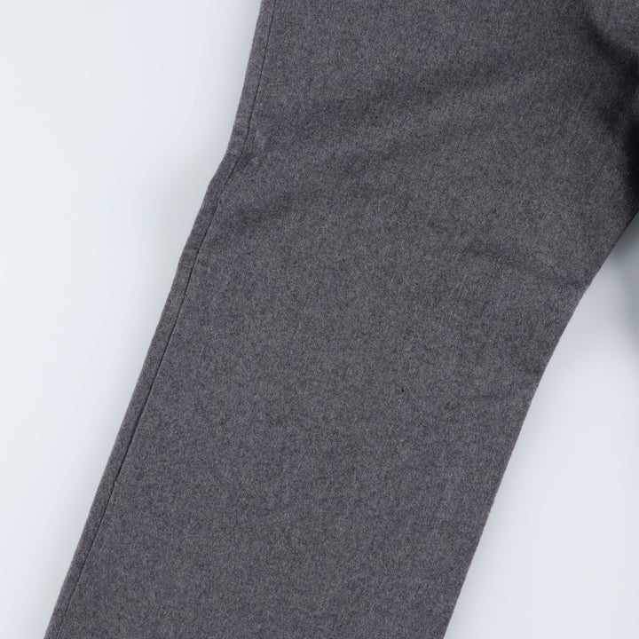 LEONARD MACY Wool Pants, Made in USA, Men's, Size W33 wool gray type Vintage Second Hand