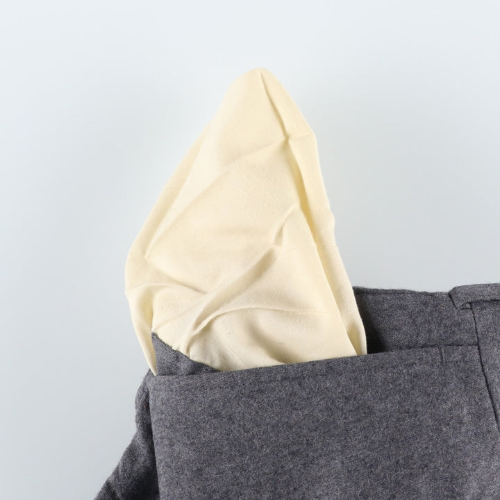 LEONARD MACY Wool Pants, Made in USA, Men's, Size W33 wool gray type Vintage Second Hand