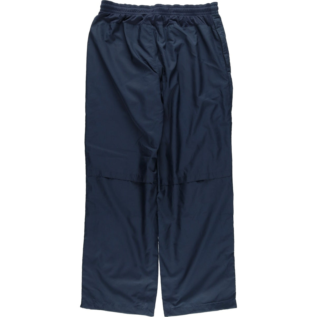 Nike warm-up pants, La Liga Barcelona nylon pants, crinkly pants, men's size L polyester navy blue type Vintage Second Hand