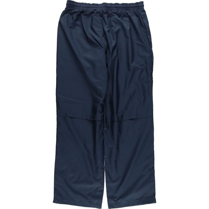 Nike warm-up pants, La Liga Barcelona nylon pants, crinkly pants, men's size L polyester navy blue type Vintage Second Hand