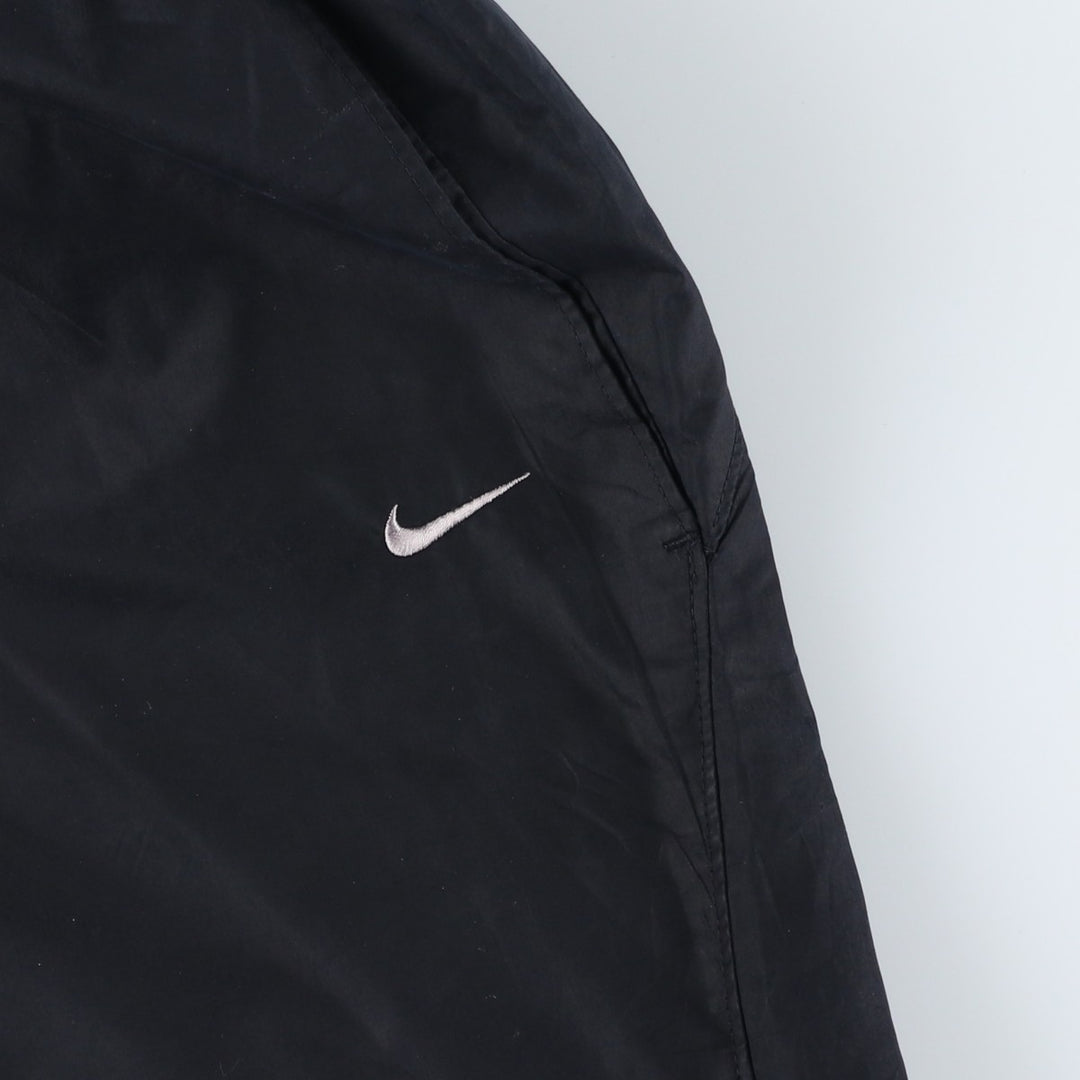 00'S Nike Warm-up Pants, Nylon Pants, Rustling Pants, Men's M Size polyester black type Vintage Second Hand