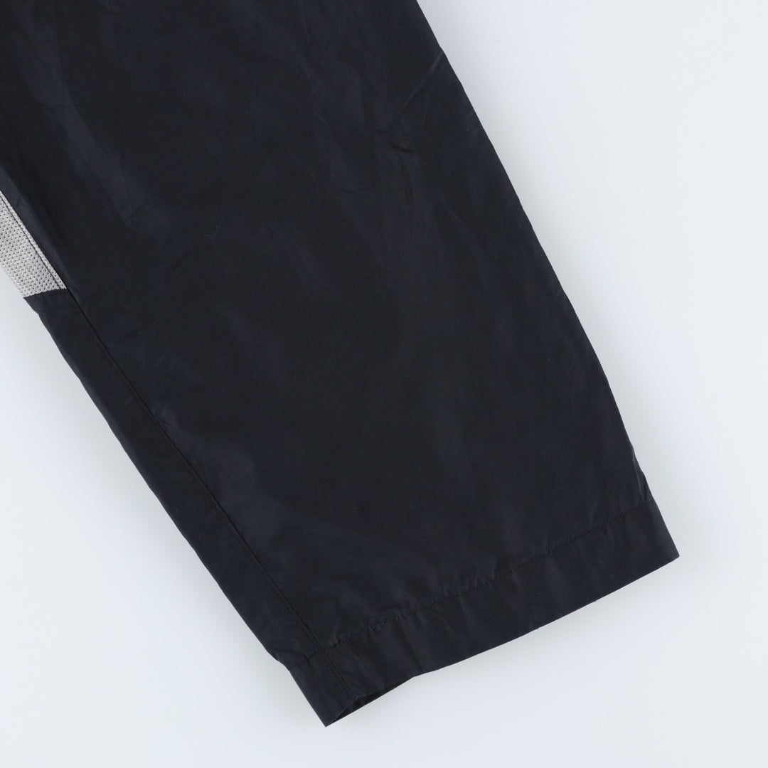 00'S Nike Warm-up Pants, Nylon Pants, Rustling Pants, Men's M Size polyester black type Vintage Second Hand