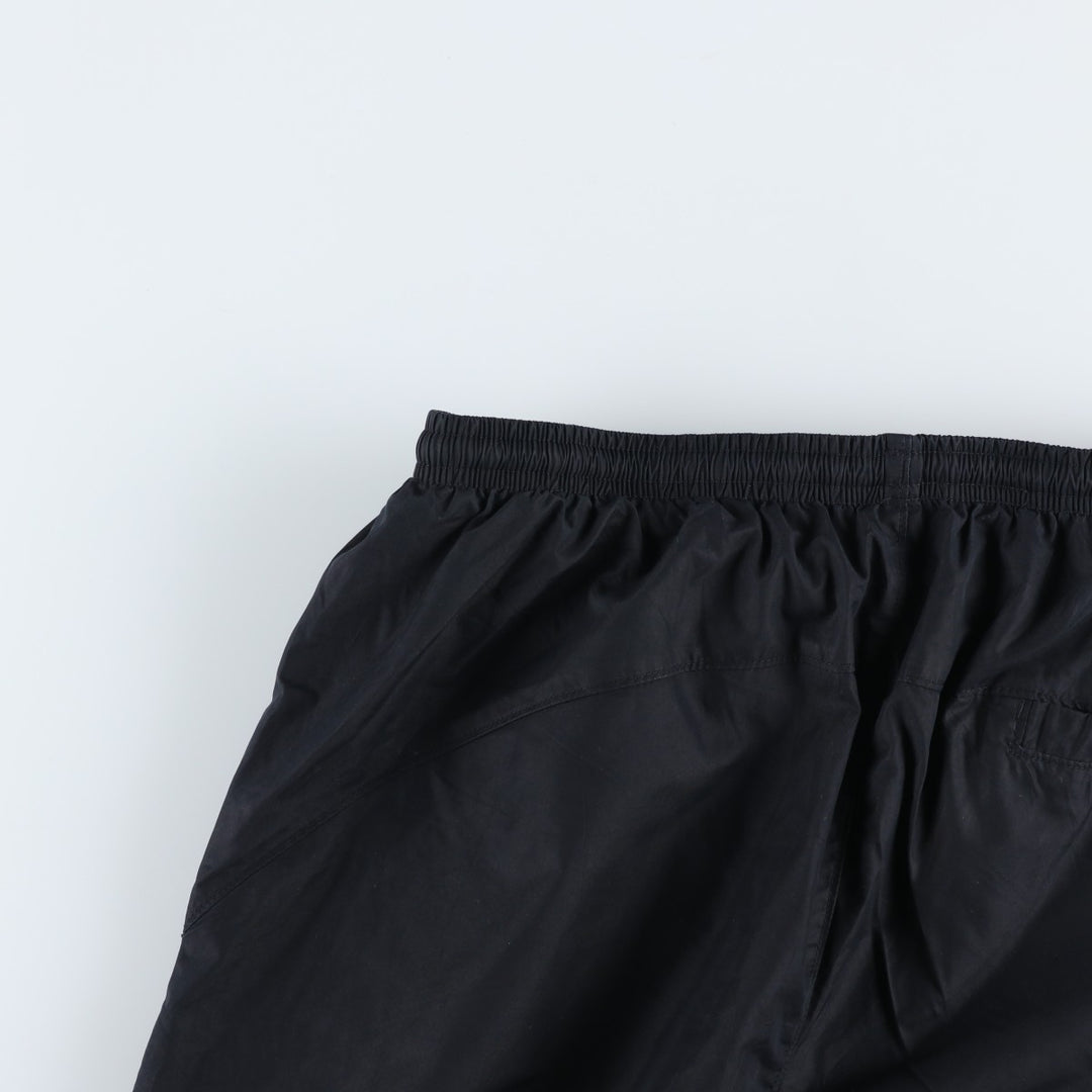 00'S Nike Warm-up Pants, Nylon Pants, Rustling Pants, Men's M Size polyester black type Vintage Second Hand