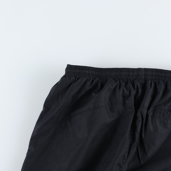00'S Nike Warm-up Pants, Nylon Pants, Rustling Pants, Men's M Size polyester black type Vintage Second Hand