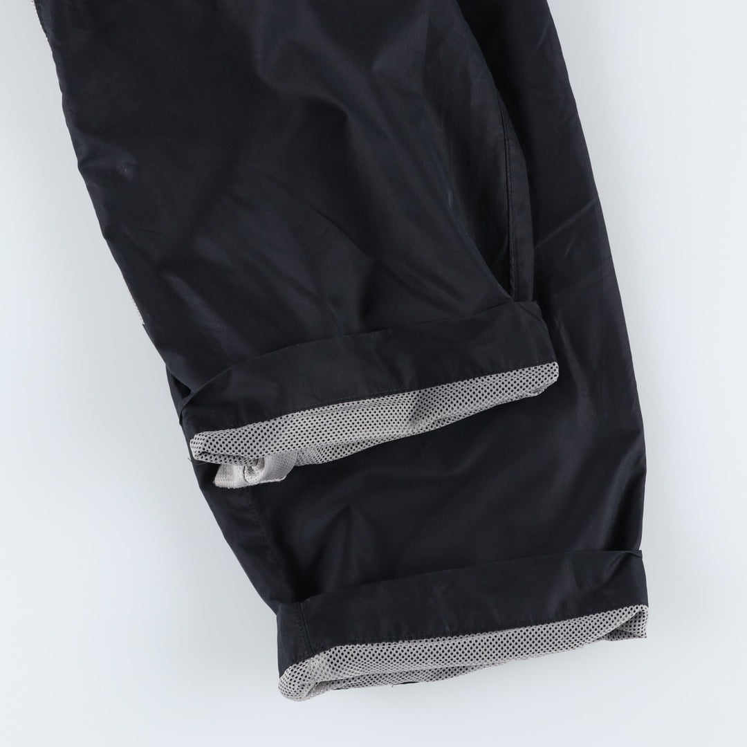 00'S Nike Warm-up Pants, Nylon Pants, Rustling Pants, Men's M Size polyester black type Vintage Second Hand