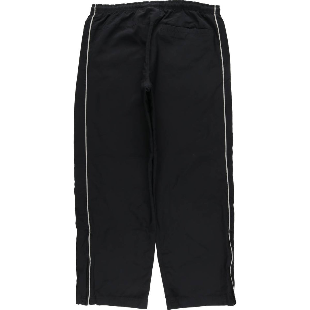 00'S Nike Warm-up Pants, Nylon Pants, Rustling Pants, Men's Size L polyester black type Vintage Second Hand