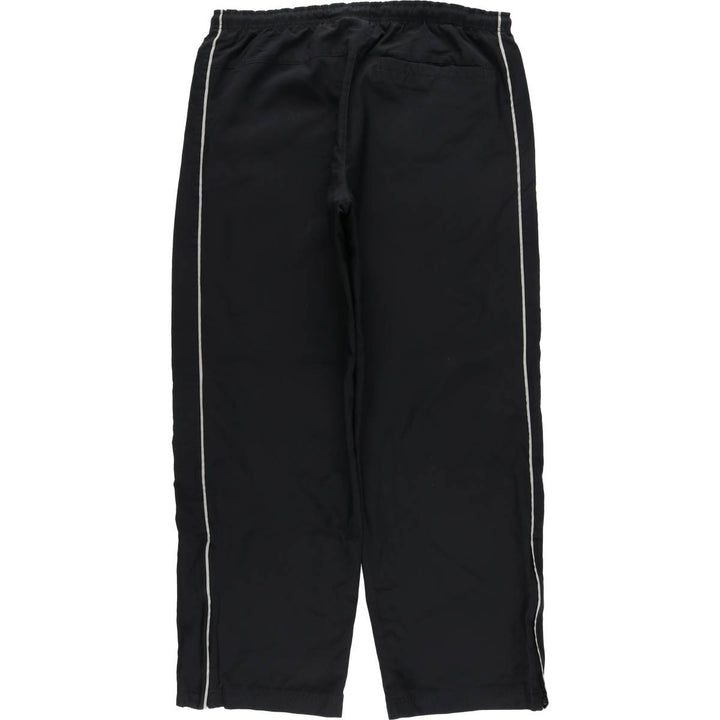 00'S Nike Warm-up Pants, Nylon Pants, Rustling Pants, Men's Size L polyester black type Vintage Second Hand