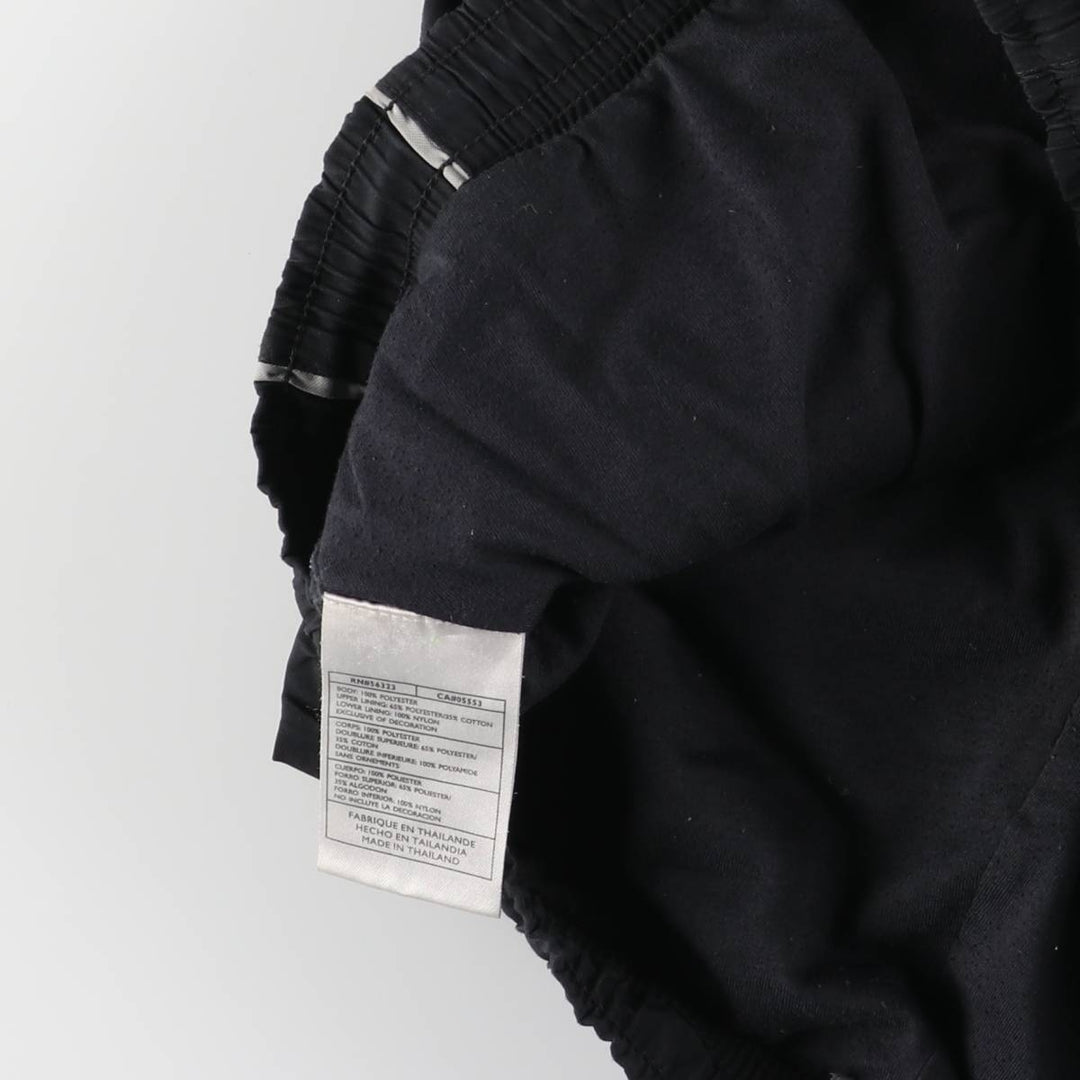 00'S Nike Warm-up Pants, Nylon Pants, Rustling Pants, Men's Size L polyester black type Vintage Second Hand