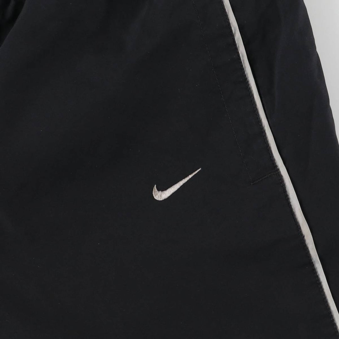 00'S Nike Warm-up Pants, Nylon Pants, Rustling Pants, Men's Size L polyester black type Vintage Second Hand