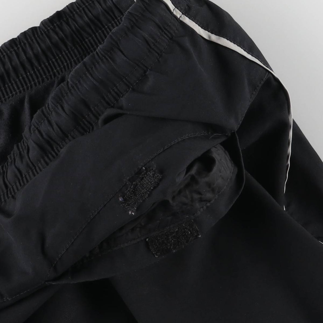 00'S Nike Warm-up Pants, Nylon Pants, Rustling Pants, Men's Size L polyester black type Vintage Second Hand