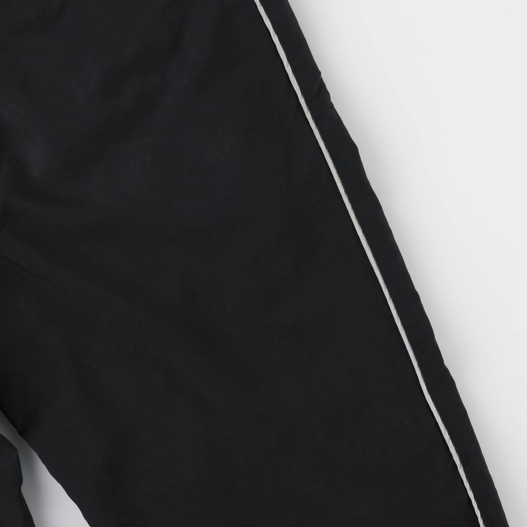 00'S Nike Warm-up Pants, Nylon Pants, Rustling Pants, Men's Size L polyester black type Vintage Second Hand