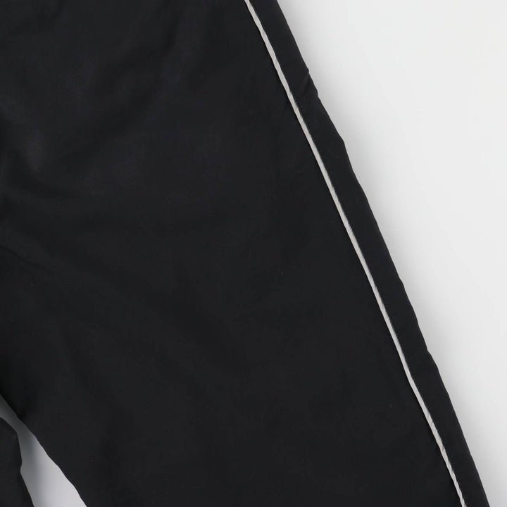 00'S Nike Warm-up Pants, Nylon Pants, Rustling Pants, Men's Size L polyester black type Vintage Second Hand