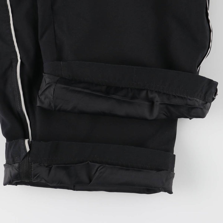 00'S Nike Warm-up Pants, Nylon Pants, Rustling Pants, Men's Size L polyester black type Vintage Second Hand
