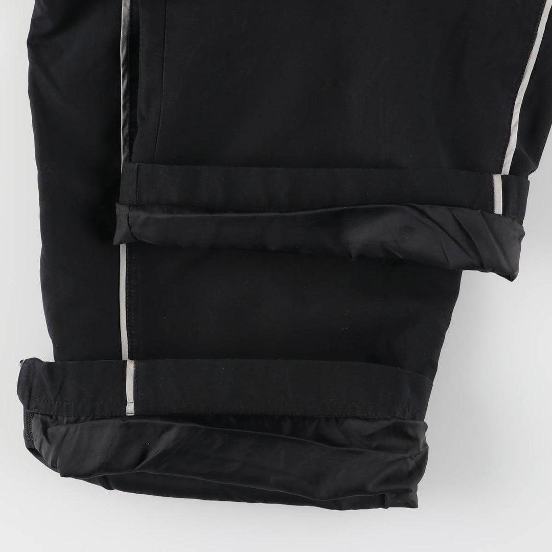 00'S Nike Warm-up Pants, Nylon Pants, Rustling Pants, Men's Size L polyester black type Vintage Second Hand