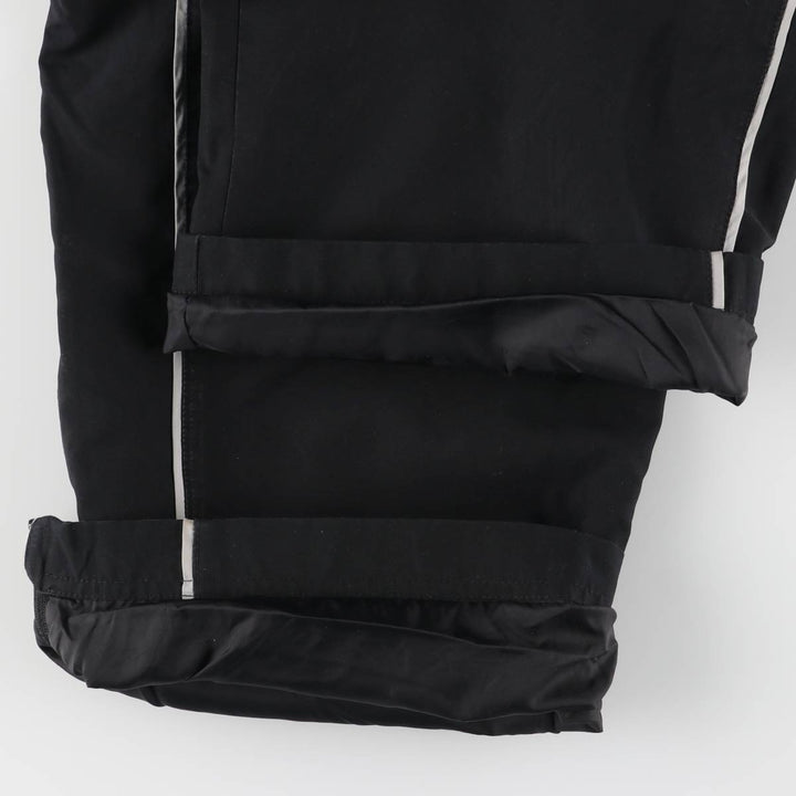 00'S Nike Warm-up Pants, Nylon Pants, Rustling Pants, Men's Size L polyester black type Vintage Second Hand