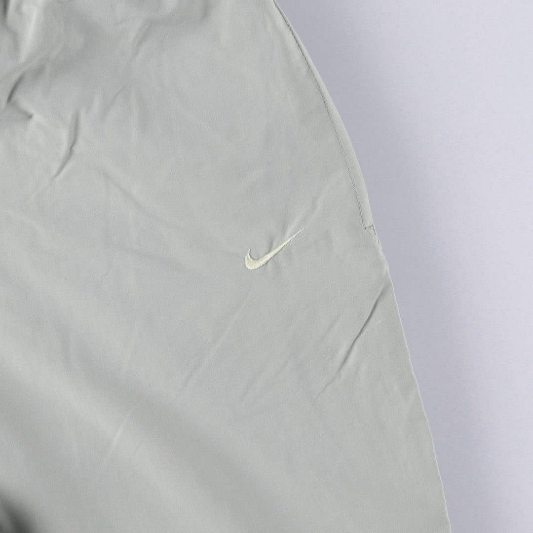 00'S Nike Nylon Pants, Shaka Shaka Pants, Men's M size Nylon Khaki type sage green Vintage Second Hand