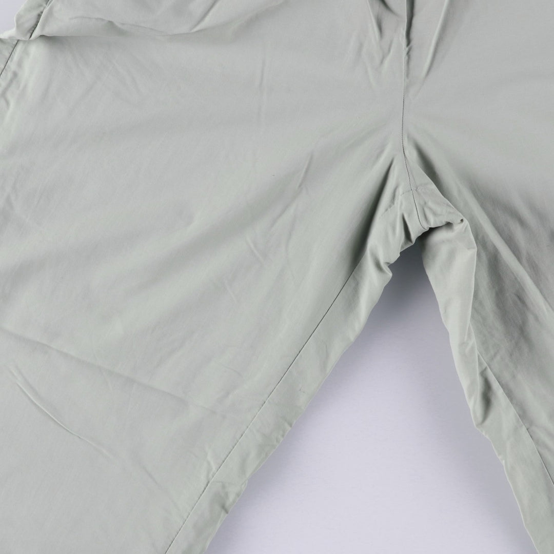 00'S Nike Nylon Pants, Shaka Shaka Pants, Men's M size Nylon Khaki type sage green Vintage Second Hand