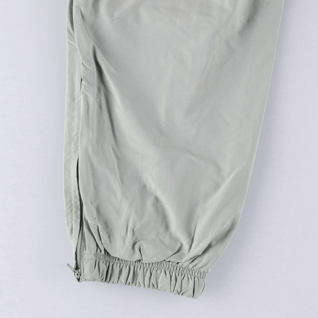 00'S Nike Nylon Pants, Shaka Shaka Pants, Men's M size Nylon Khaki type sage green Vintage Second Hand