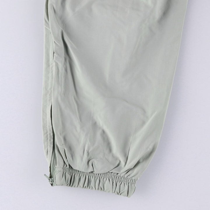 00'S Nike Nylon Pants, Shaka Shaka Pants, Men's M size Nylon Khaki type sage green Vintage Second Hand
