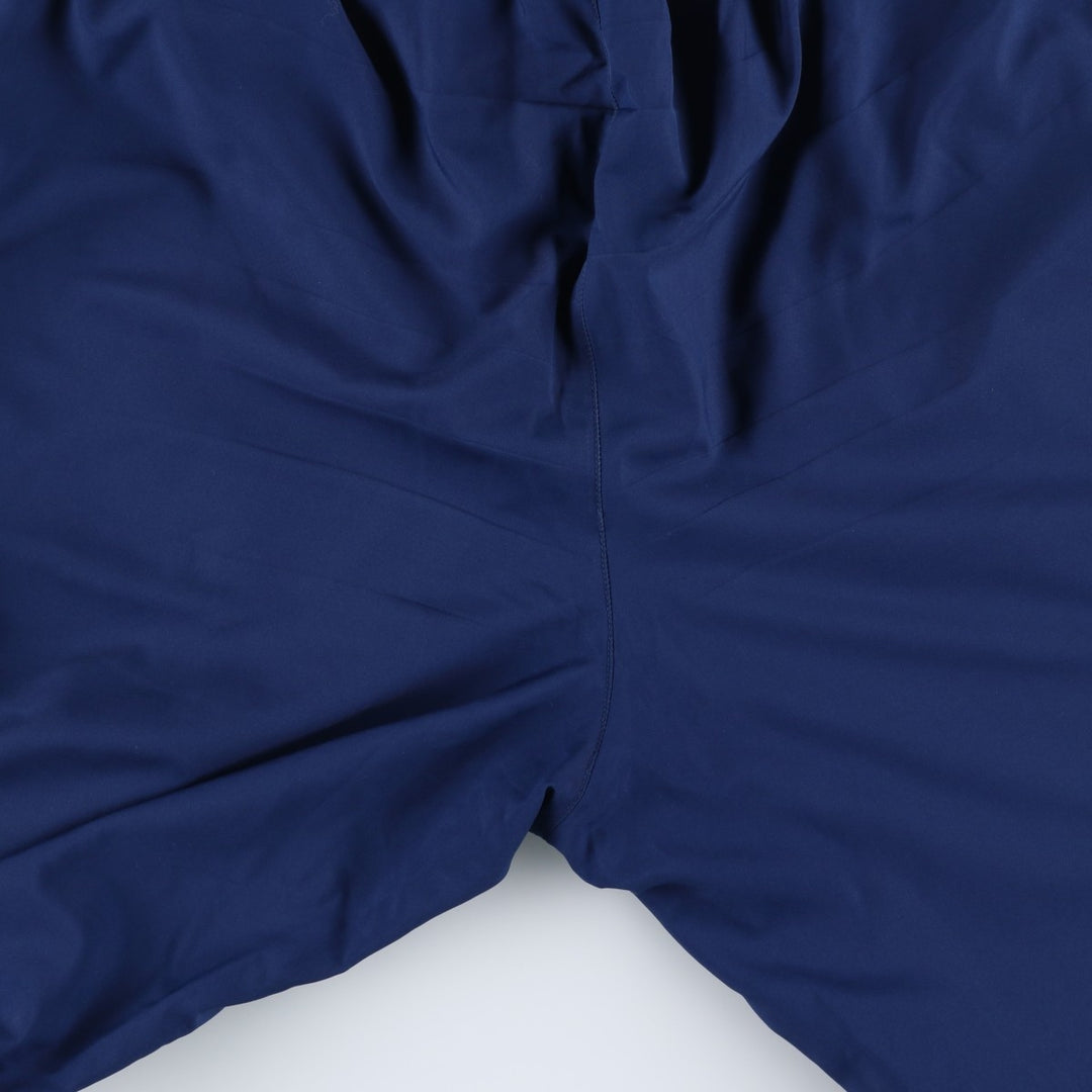 00'S Adidas warm-up pants, nylon pants, rustling pants, men's size L polyester navy blue type Vintage Second Hand