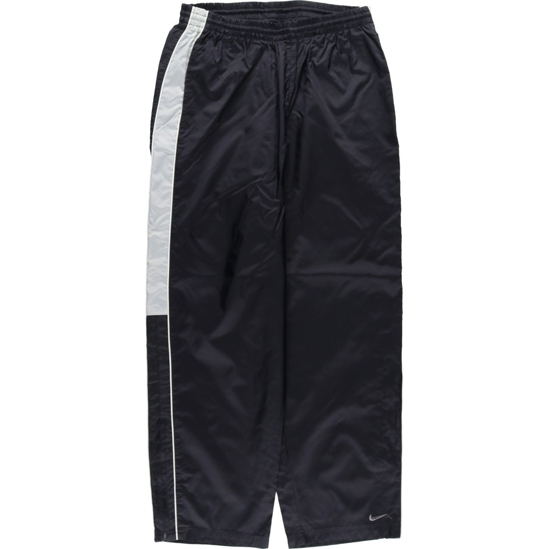 00'S Nike Nylon Pants, Shaka Shaka Pants, Men's L size Nylon black type Vintage Second Hand