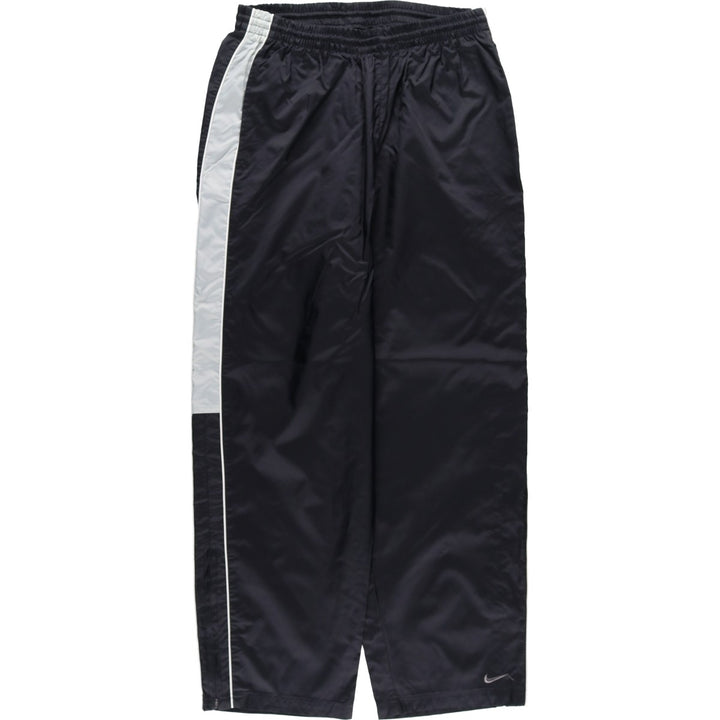 00'S Nike Nylon Pants, Shaka Shaka Pants, Men's L size Nylon black type Vintage Second Hand