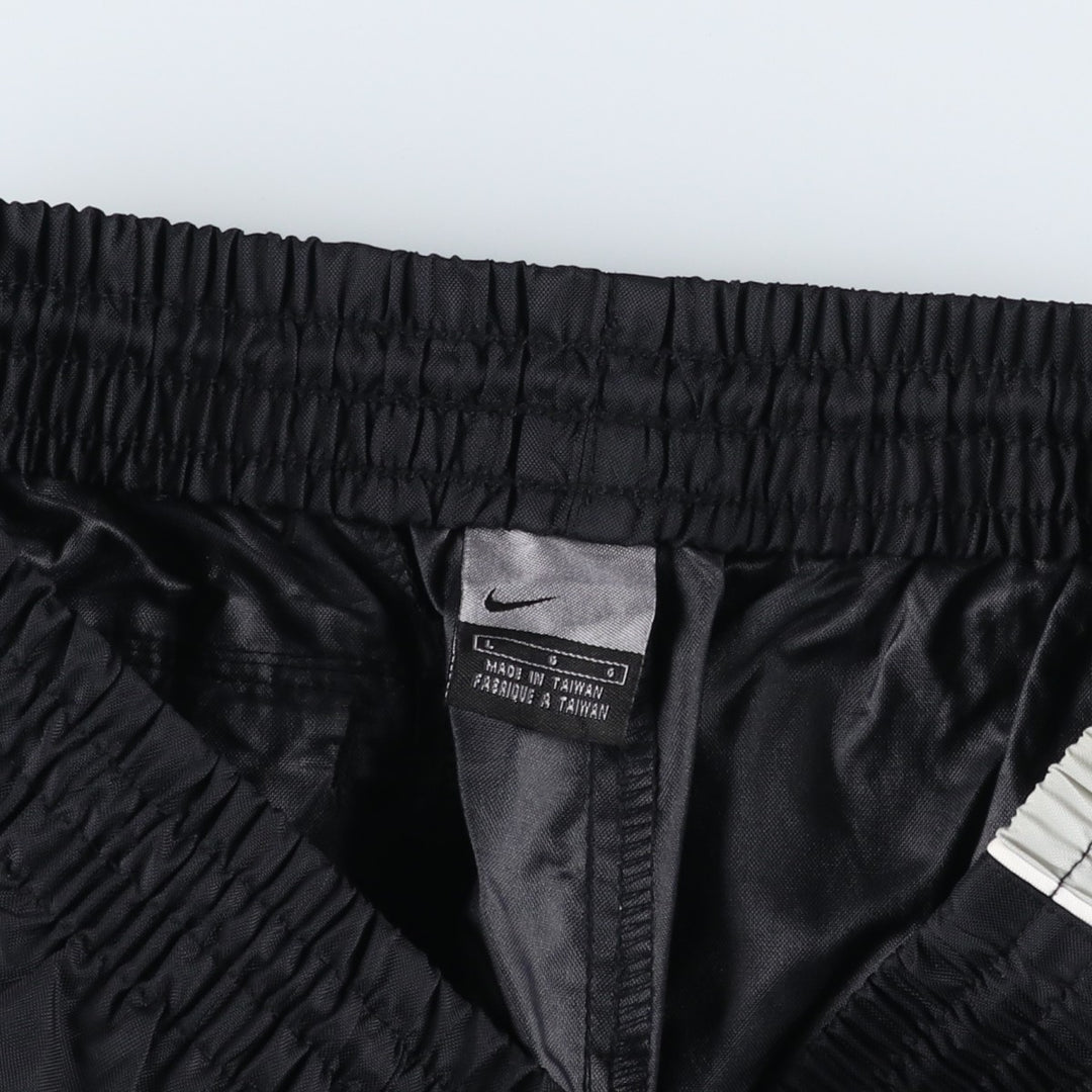 00'S Nike Nylon Pants, Shaka Shaka Pants, Men's L size Nylon black type Vintage Second Hand