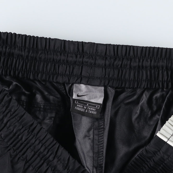 00'S Nike Nylon Pants, Shaka Shaka Pants, Men's L size Nylon black type Vintage Second Hand
