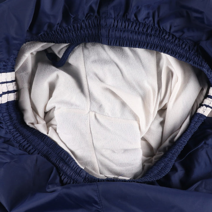 00'S Adidas nylon pants, rustling pants, men's size M Nylon navy blue type Vintage Second Hand