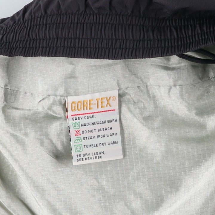 90'S LLBean GORE-TEX nylon pants, men's size M. Nylon black type Vintage Second Hand