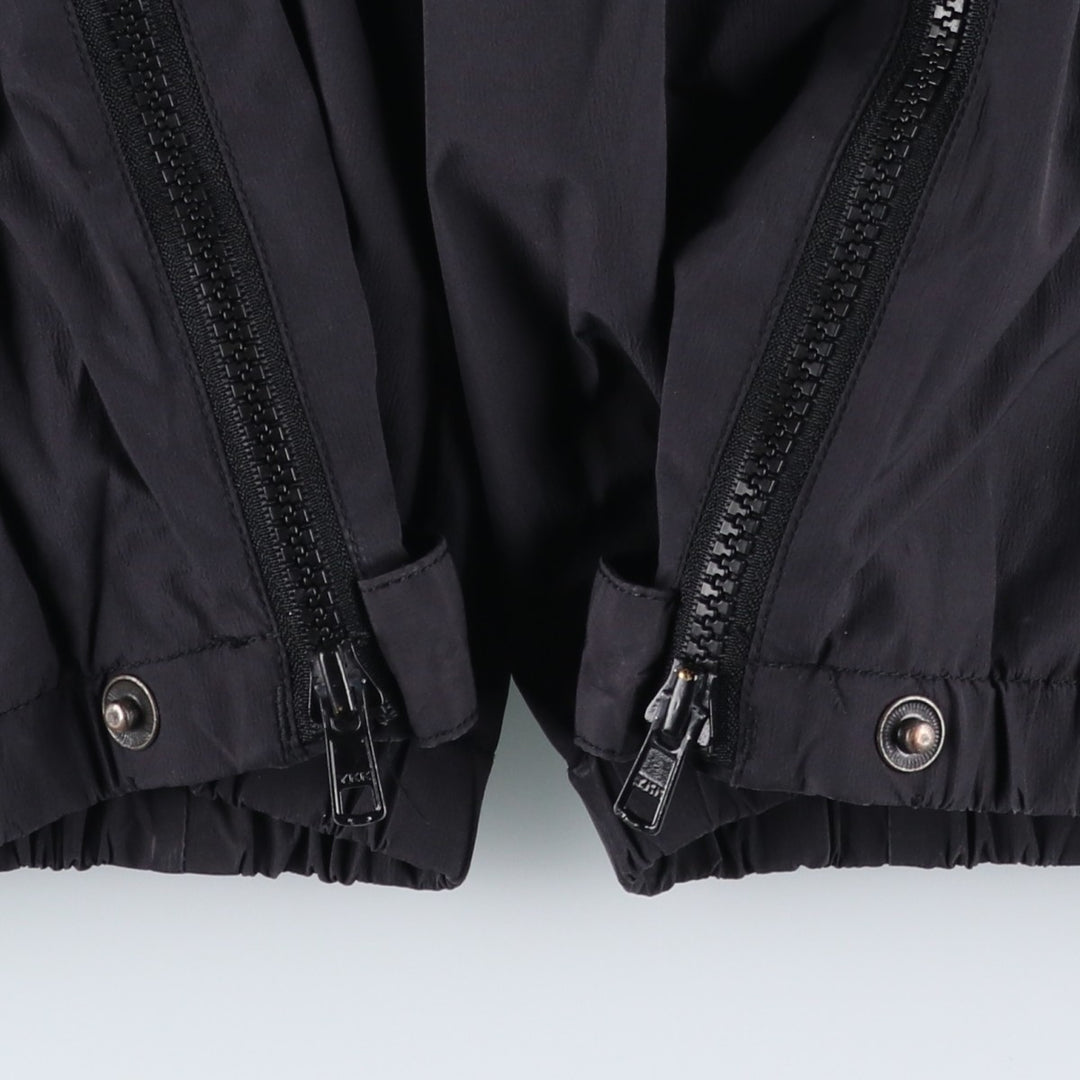 90'S LLBean GORE-TEX nylon pants, men's size M. Nylon black type Vintage Second Hand