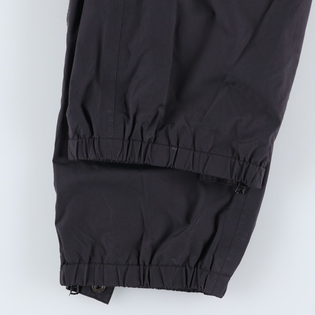 90'S LLBean GORE-TEX nylon pants, men's size M. Nylon black type Vintage Second Hand
