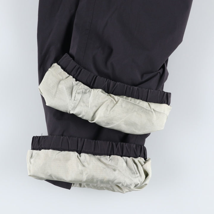 90'S LLBean GORE-TEX nylon pants, men's size M. Nylon black type Vintage Second Hand