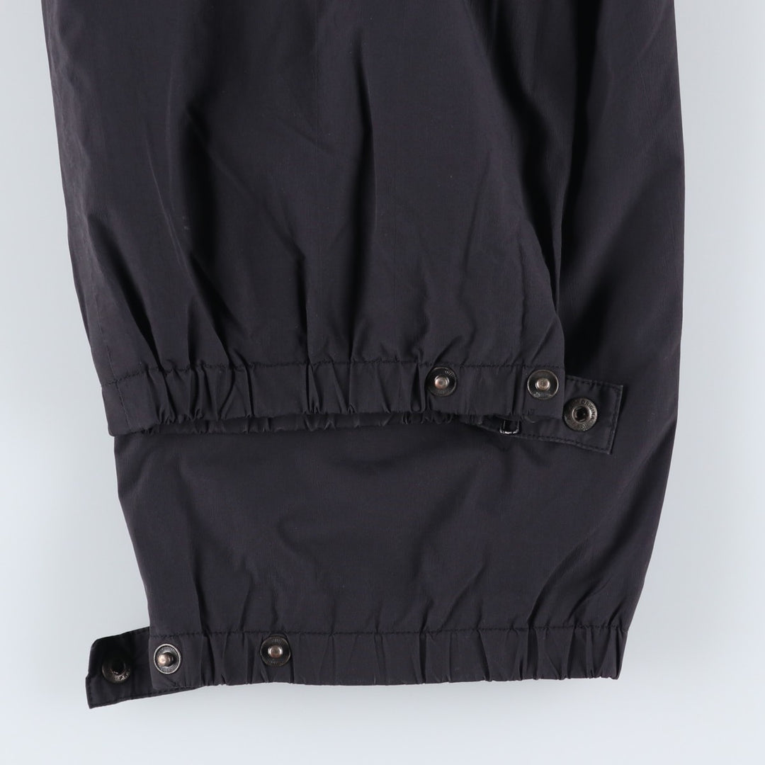 90'S LLBean GORE-TEX nylon pants, men's size M. Nylon black type Vintage Second Hand