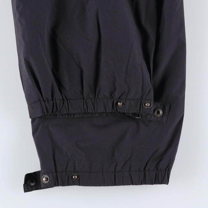 90'S LLBean GORE-TEX nylon pants, men's size M. Nylon black type Vintage Second Hand