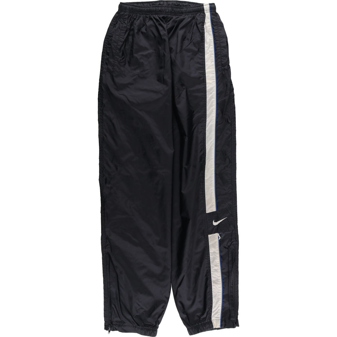 90'S Nike Nylon Pants, Shaka Shaka Pants, Men's M Size, Vintage Nylon black type Vintage Second Hand