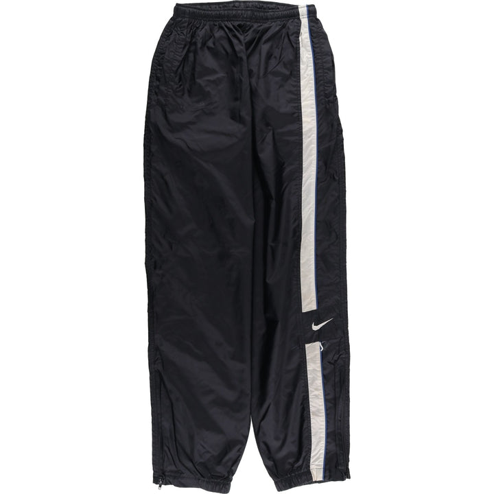 90'S Nike Nylon Pants, Shaka Shaka Pants, Men's M Size, Vintage Nylon black type Vintage Second Hand