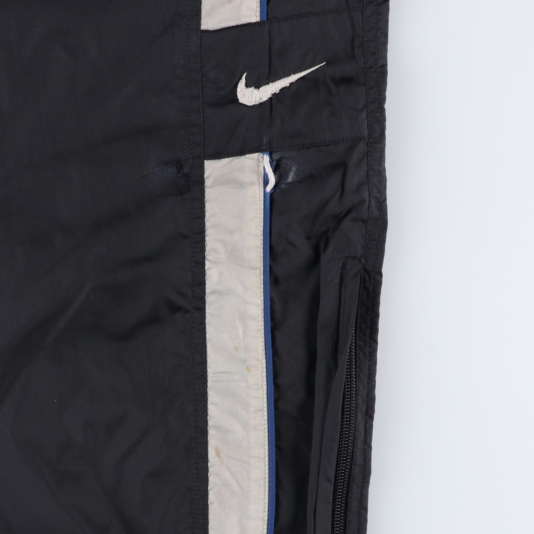 90'S Nike Nylon Pants, Shaka Shaka Pants, Men's M Size, Vintage Nylon black type Vintage Second Hand