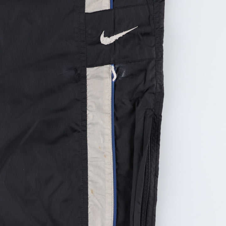 90'S Nike Nylon Pants, Shaka Shaka Pants, Men's M Size, Vintage Nylon black type Vintage Second Hand