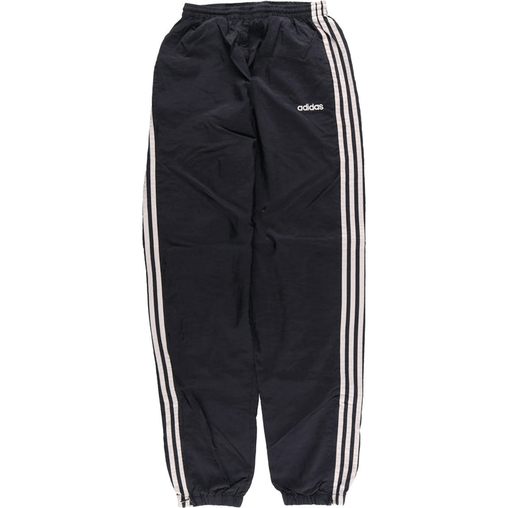 90'S Adidas nylon pants, rustling pants, men's size M, vintage Nylon black type Vintage Second Hand