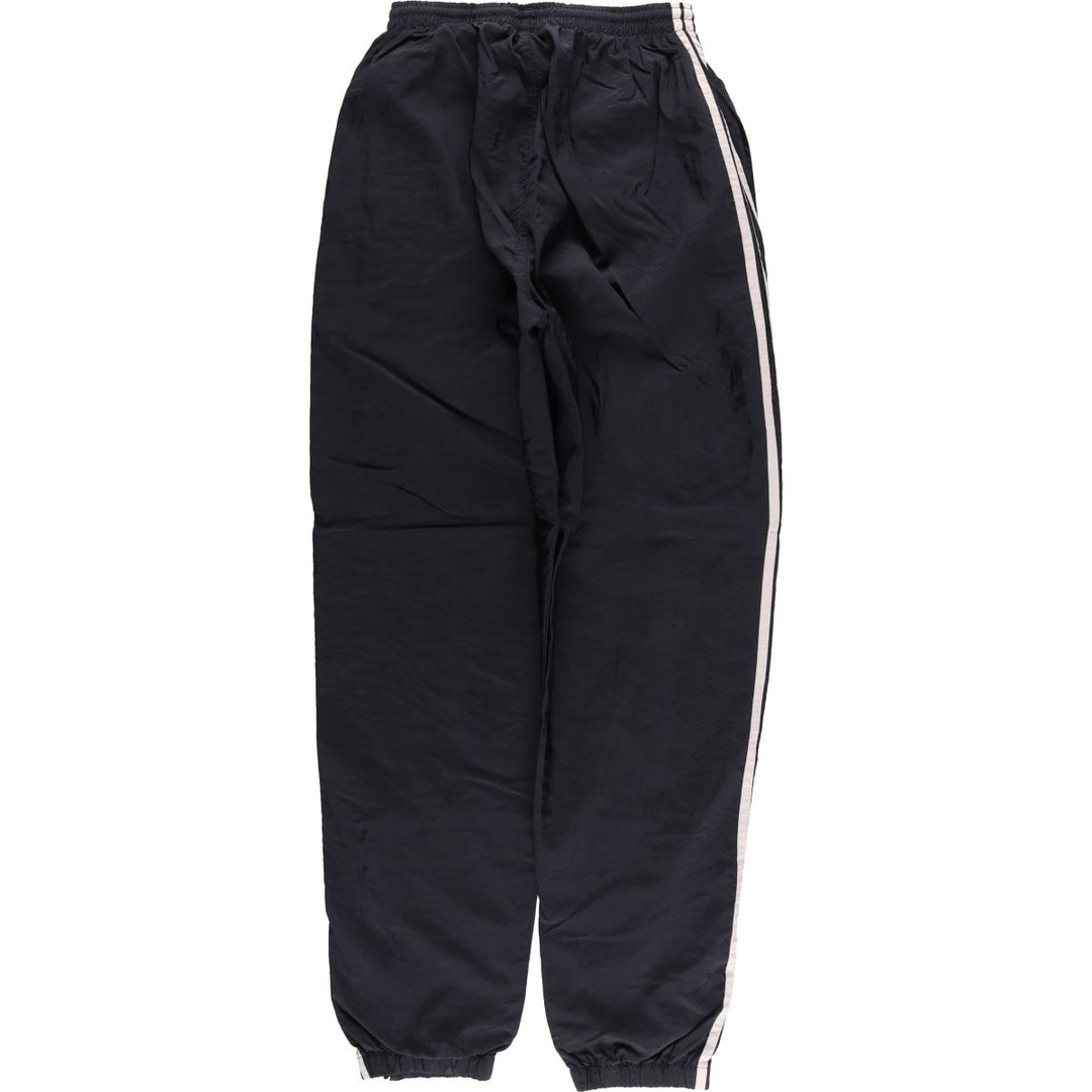 90'S Adidas nylon pants, rustling pants, men's size M, vintage Nylon black type Vintage Second Hand