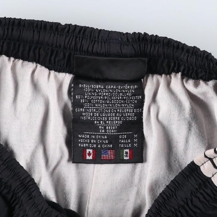 90'S Adidas nylon pants, rustling pants, men's size M, vintage Nylon black type Vintage Second Hand