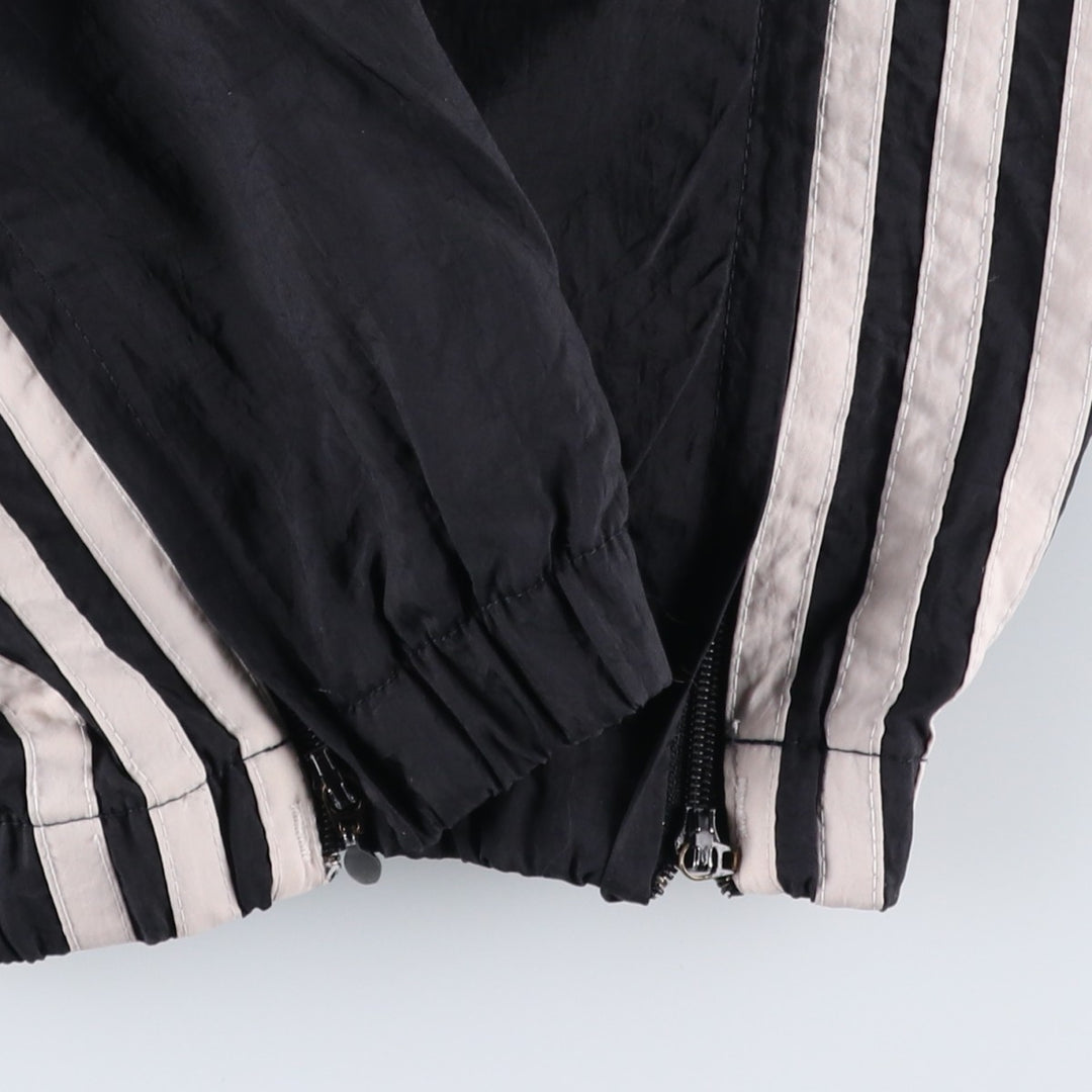 90'S Adidas nylon pants, rustling pants, men's size M, vintage Nylon black type Vintage Second Hand