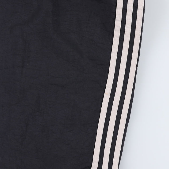90'S Adidas nylon pants, rustling pants, men's size M, vintage Nylon black type Vintage Second Hand