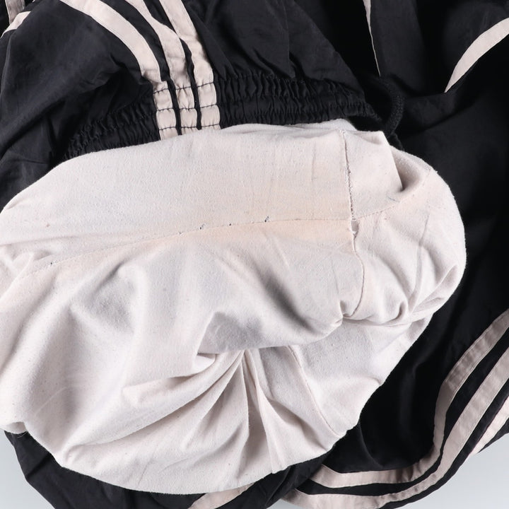 90'S Adidas nylon pants, rustling pants, men's size M, vintage Nylon black type Vintage Second Hand