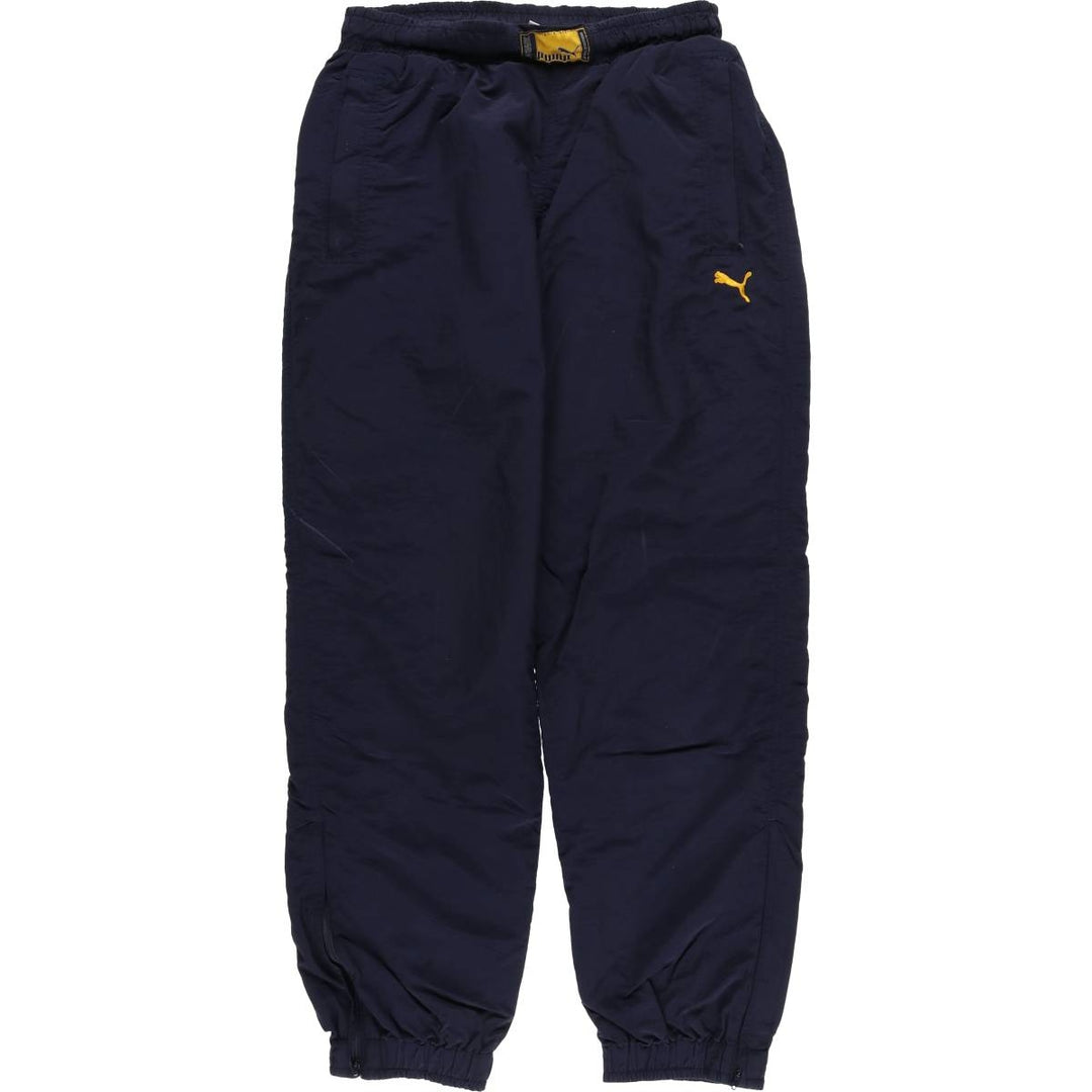 90s-00'S Puma Nylon Pants, Shaka Shaka Pants, Men's Size L, Vintage Nylon navy blue type Vintage Second Hand
