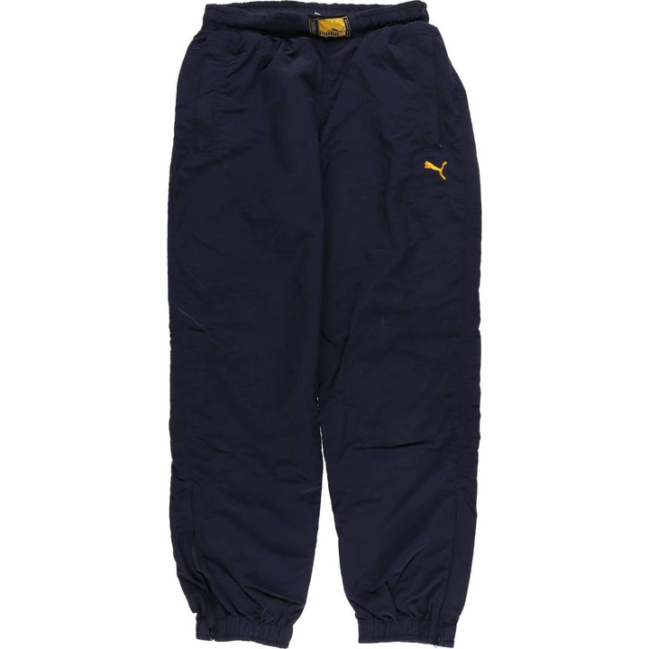 90s-00'S Puma Nylon Pants, Shaka Shaka Pants, Men's Size L, Vintage Nylon navy blue type Vintage Second Hand