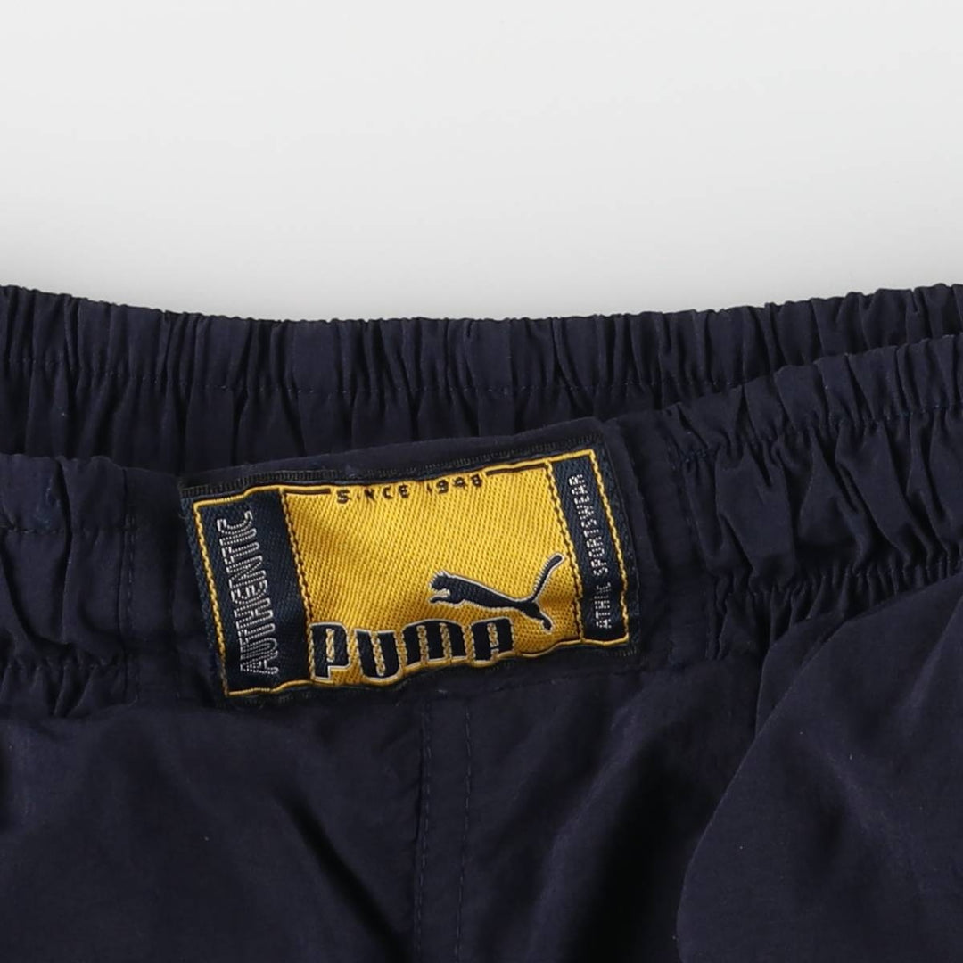 90s-00'S Puma Nylon Pants, Shaka Shaka Pants, Men's Size L, Vintage Nylon navy blue type Vintage Second Hand