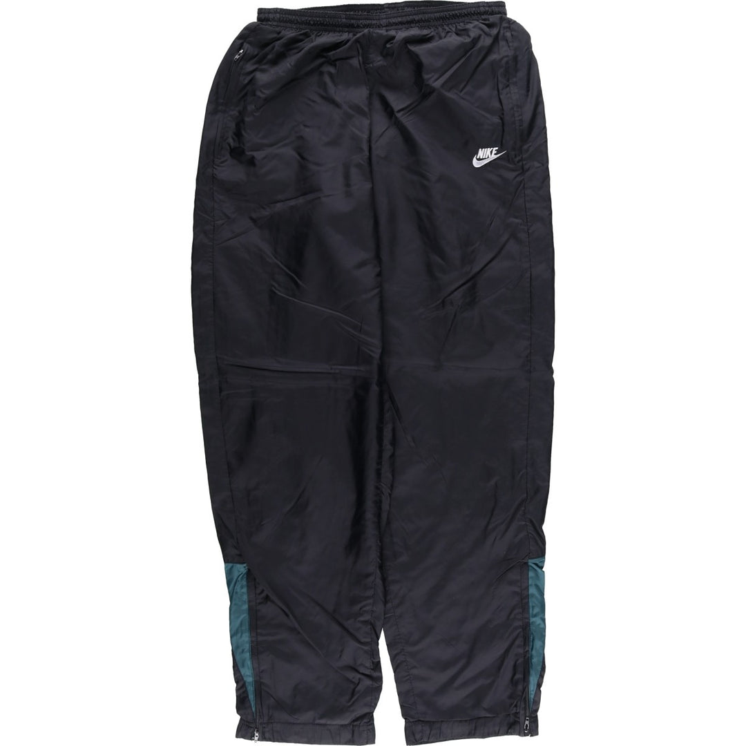 90'S Nike Nylon Pants, Shaka Shaka Pants, Men's M Size, Vintage Nylon black type Vintage Second Hand
