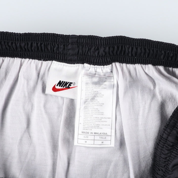 90'S Nike Nylon Pants, Shaka Shaka Pants, Men's M Size, Vintage Nylon black type Vintage Second Hand